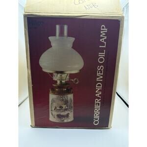 Vintage Hilco Clydesdale Oil Lamp NIB